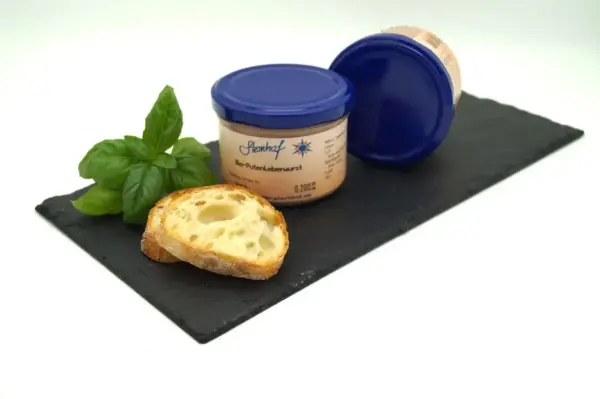 Bio-Putenleberwurst, fein